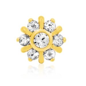 7 Gem Radiant Swarovski Cluster