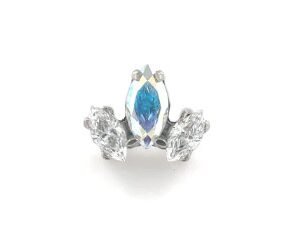 Marquise 3 stone AB