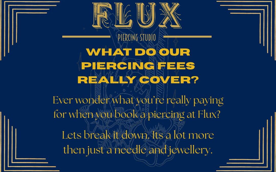 Behind the price at Flux Piercing Studio is far more than the act of piercing itself…💉✨