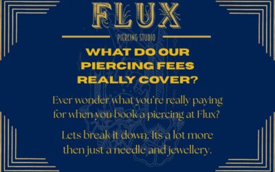 Behind the price at Flux Piercing Studio is far more than the act of piercing itself…💉✨