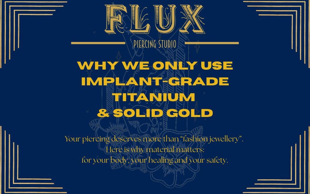 Why We Only Stock Titanium and Solid 14/18kt Gold